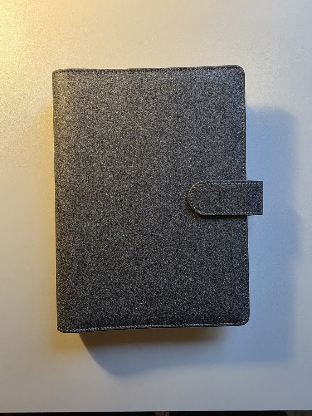 A5 Glitter Black Budget Planner Binder With 11 Sleeves